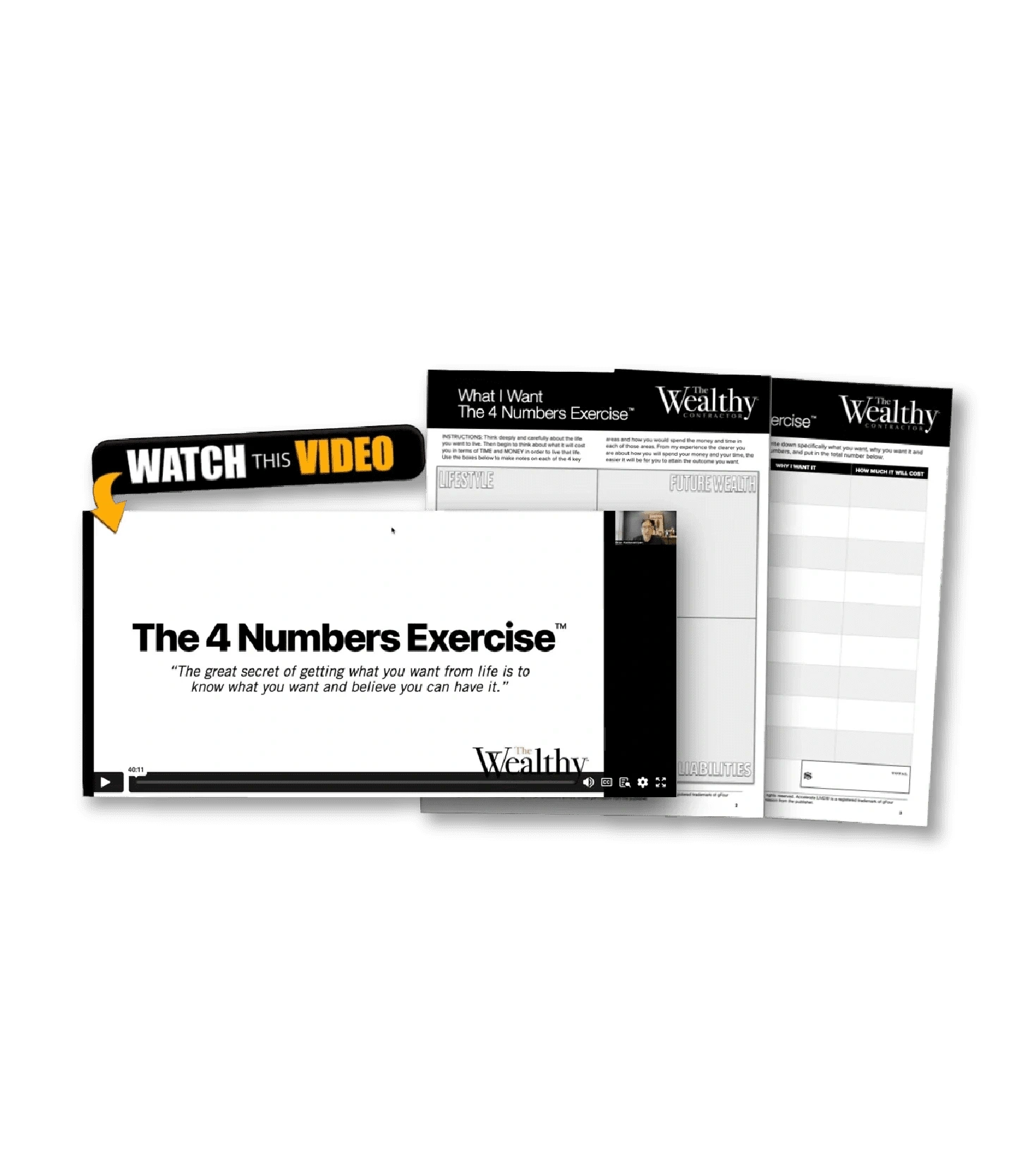 The Wealthy Contractor 4 Numbers Exercise Resource