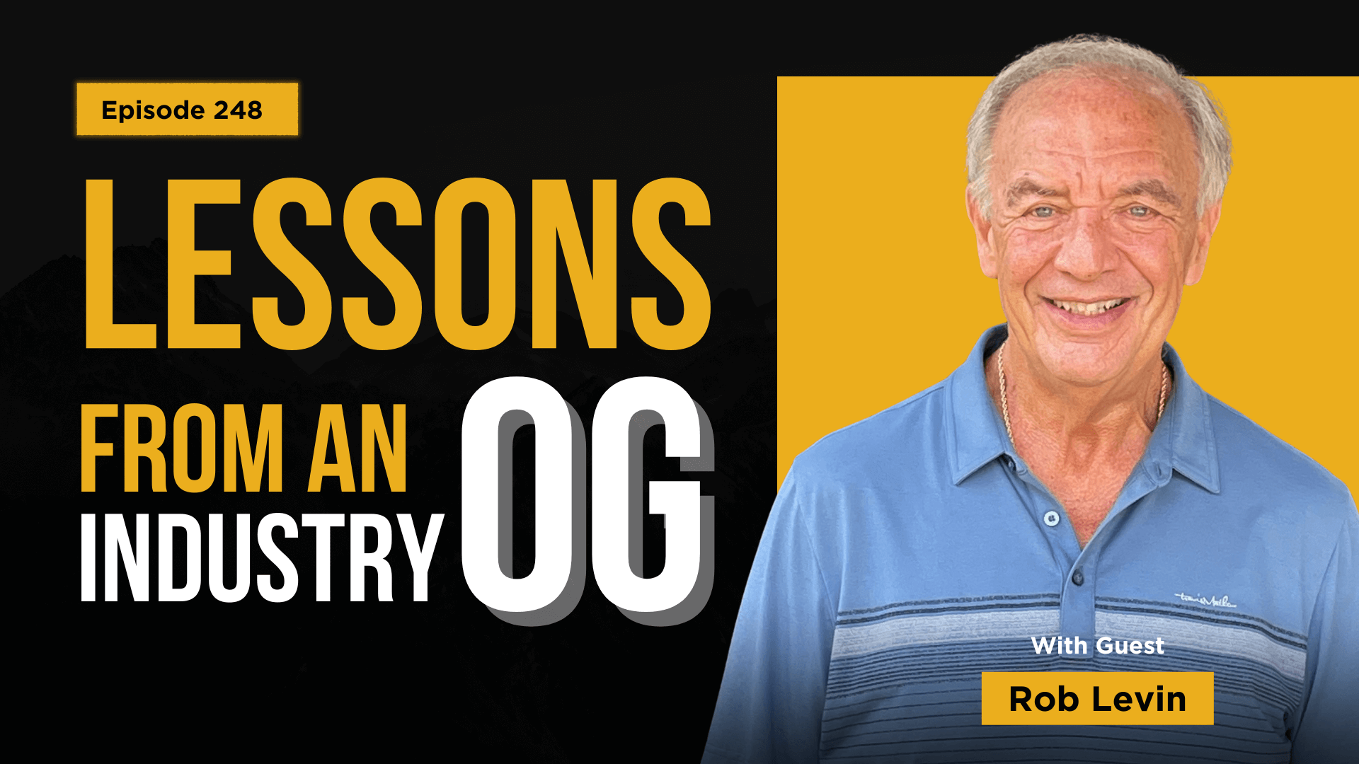 248: Lessons From an Industry OG | Rob Levin